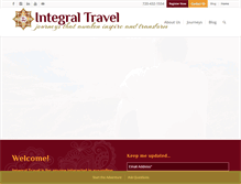 Tablet Screenshot of integraltravel.com